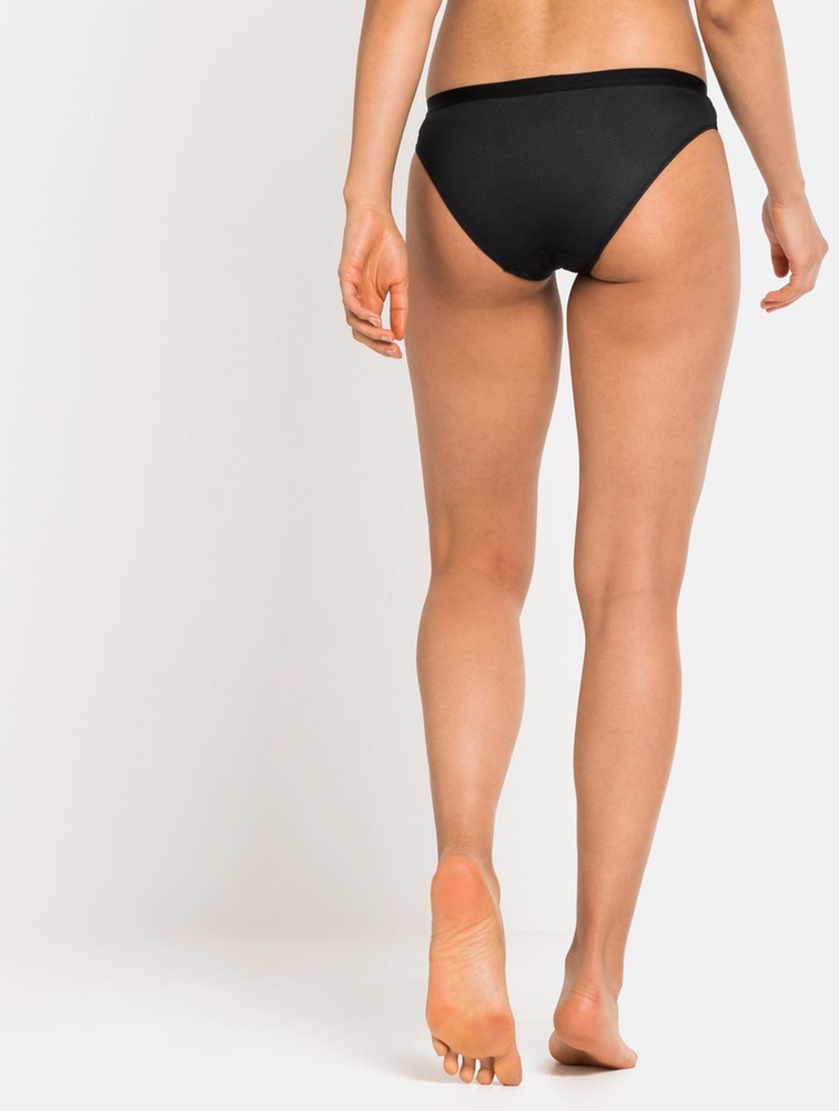 OdloDamenLeggingsSuwBottomBriefActiveF-DryLightEco141301Black-L