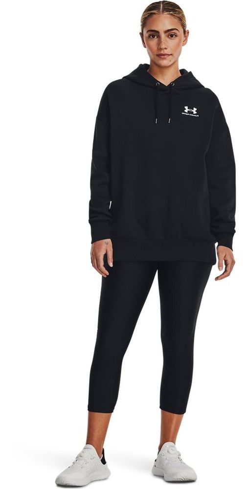 UnderArmourDamenEssentialFlcOsHoodieBlack-XS