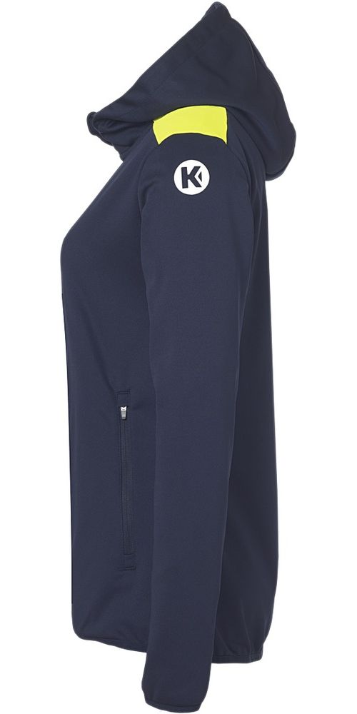 KempaDamenTrainingsjackeEmotion27KapuzenjackeDamen2005131MarineFluoGelb-XS
