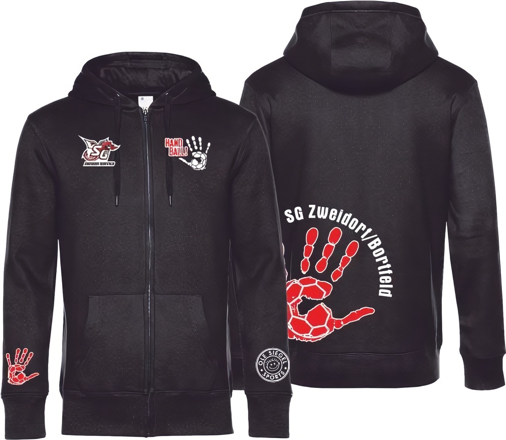 SGZweidorfBortfeldBasicHoodie-JackeUnisex24642Schwarz-XXL