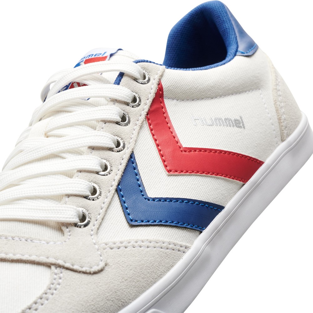 HummelSneakerflachHummelSlimmerStadilLowWhiteBlueRedGum-36