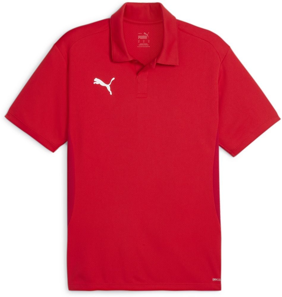 PumaPoloShirtTeamGoalPolo658771PumaRed-PumaWhite-FastRed-L