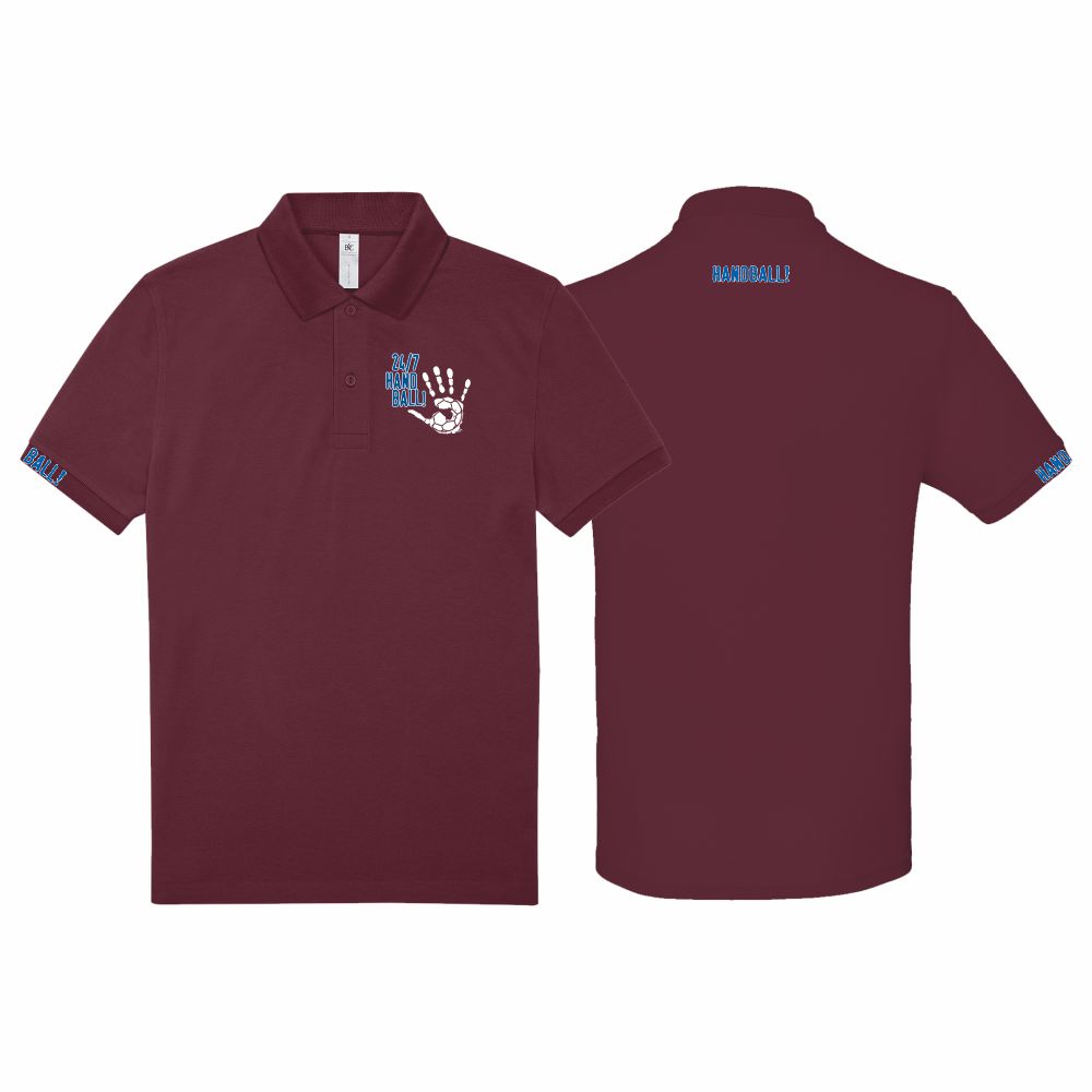 HandballCollectionPoloshirtPU424Burgundy-XL