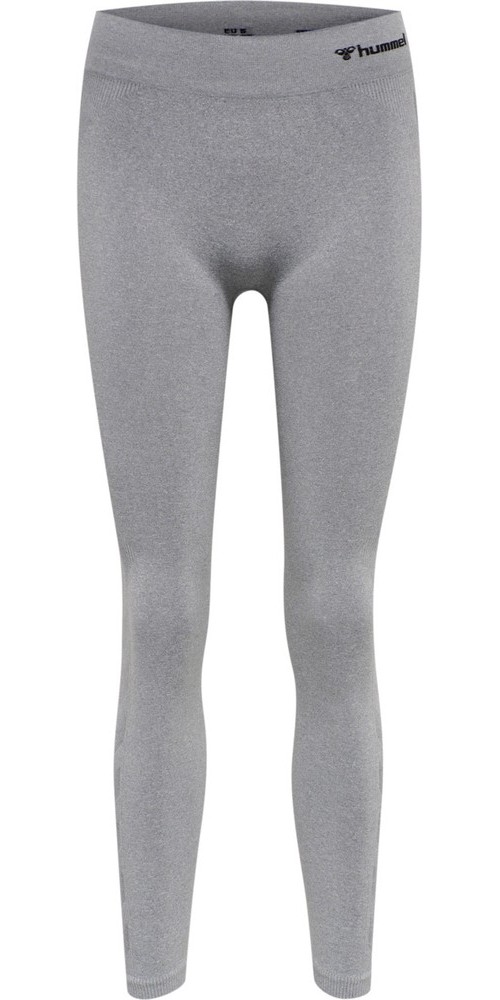 HummelDamenLeggingsHmlciSeamlessMidWaistTightsGreyMelange-L
