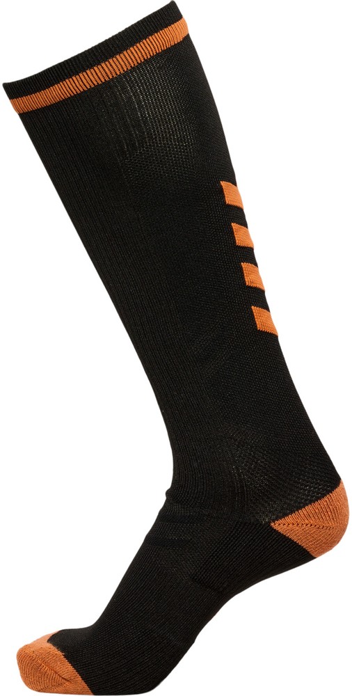 HummelSockenEliteIndoorSockHighBlackOrangeTiger-27-30