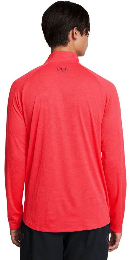 UnderArmourLongsleevesUaTechTextured12ZipRacerRed713-3XL