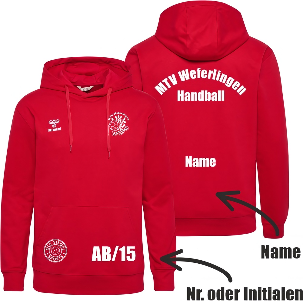 MTVWeferlingenHummelhmlGO20CottonHoodieUnisex224833TrueRed-XXL