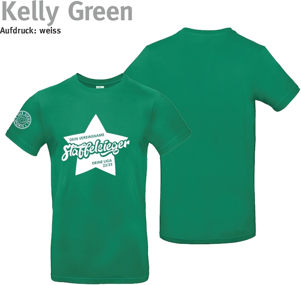 247CollectionT-ShirtStaffelsiegershirtSternTU03TKellyGreen-XS