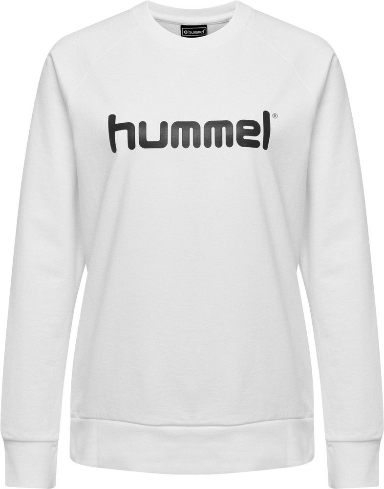 HummelDamenSweatshirtHmlgoCottonLogoSweatshirtWomanWhite-XXL