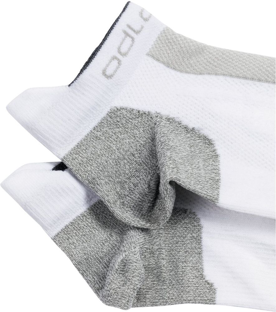 OdloSockenSocksShortLowCutLight777080White-39-41
