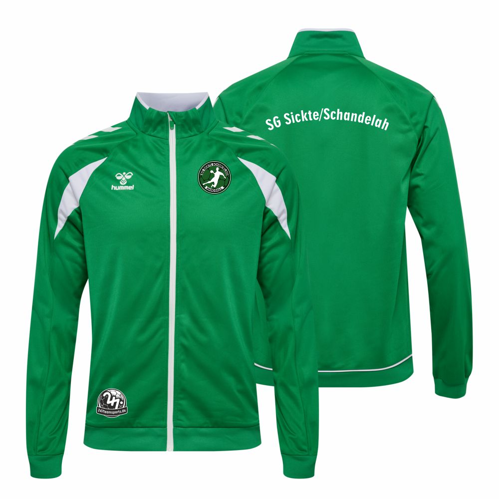 SGSickteSchandelahHummelhmlCORE20PolyTrackZipJacketJellyBeanWhite-XS