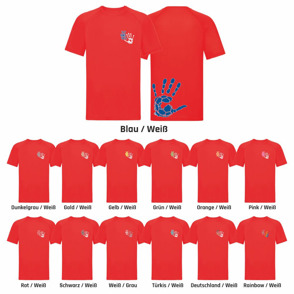 HandballCollectionFunktionsshirtS287XRed-XXS