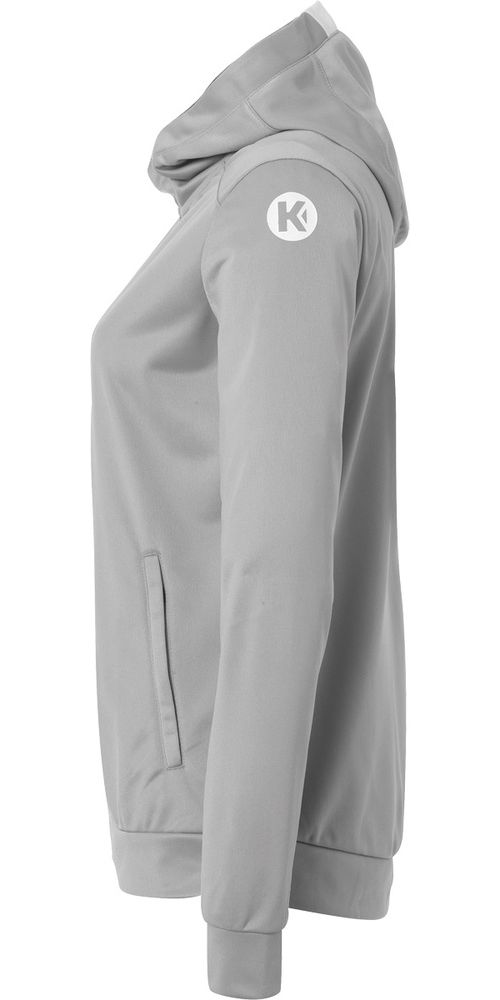 KempaDamenTrainingsjackePlayerKapuzenjackeWomen2003627DarkGrauMelangeWei-XS