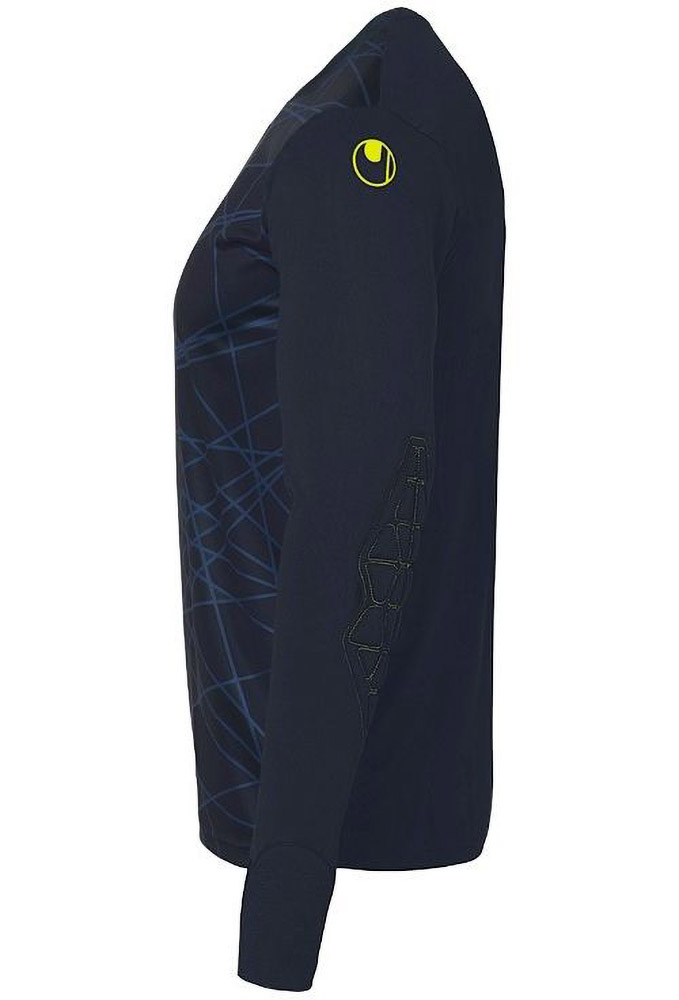 UhlsportKinderSportshirtPredictionTorwartShirt1005305MarineFluoGelb-128