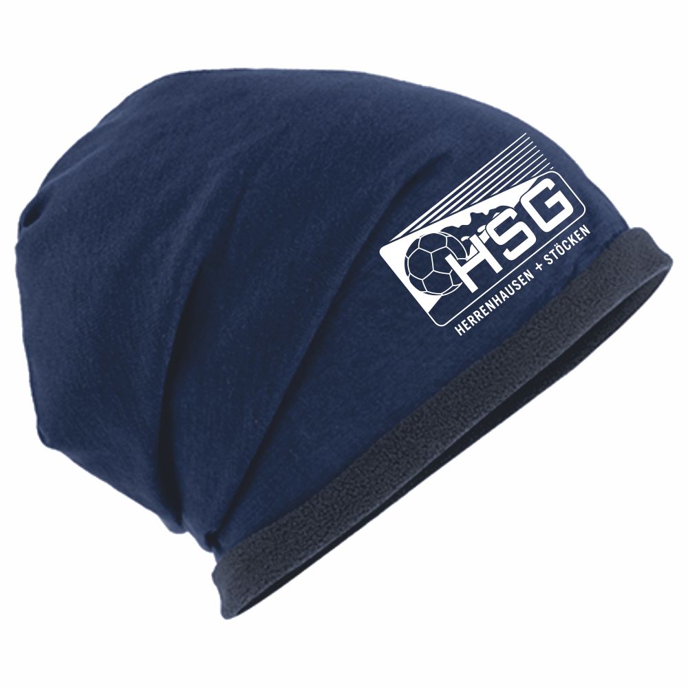 HSGHerrenhausenStckenUniversalBasicBeanieMB7131NavyCarbon
