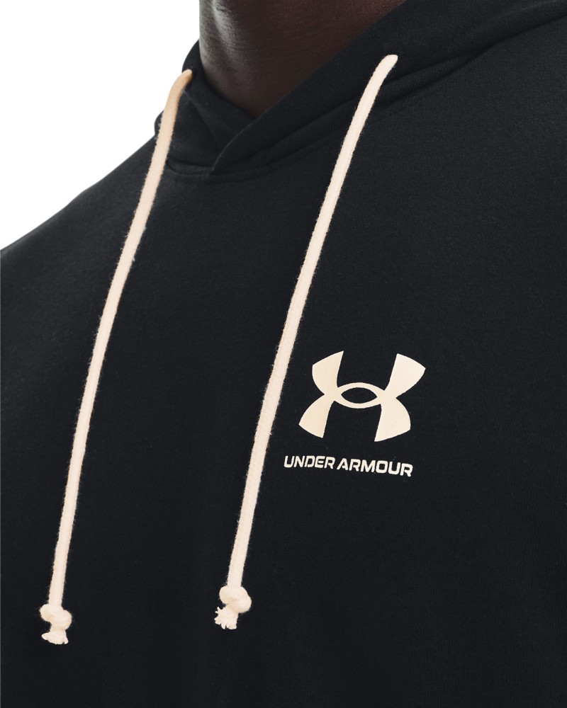 UnderArmourUARivalHoodieausFrenchTerryBlack-XS