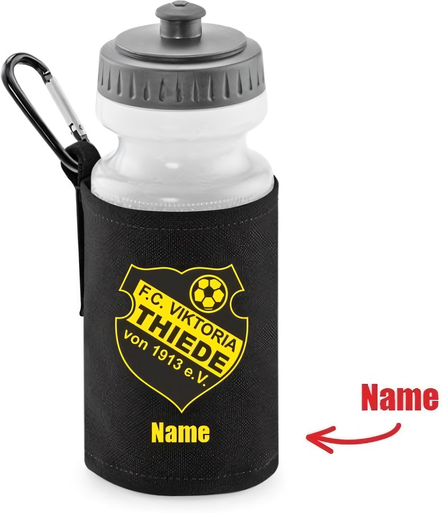FCViktoriaThiedeUniversalBasicTrinkflaschemitHalterQD440Black