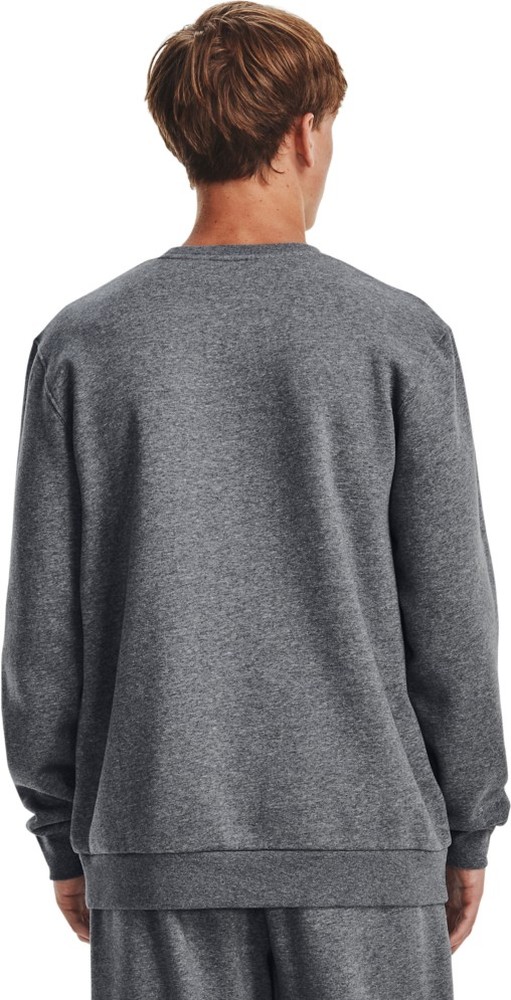 UnderArmourUAEssentialFleeceOberteilmitRundhalsausschnittPitchGrayMediumHeather-XS