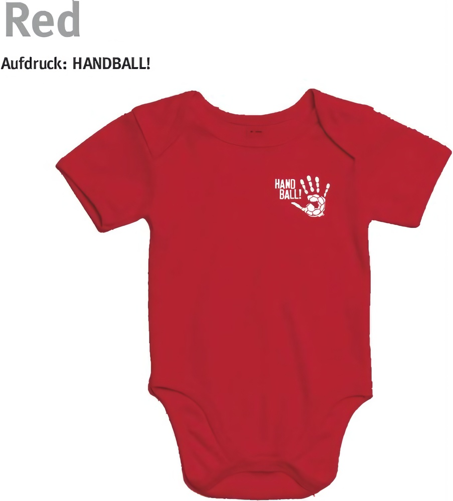 HandballCollectionBabyBodyBZ10Red-0-3Monate