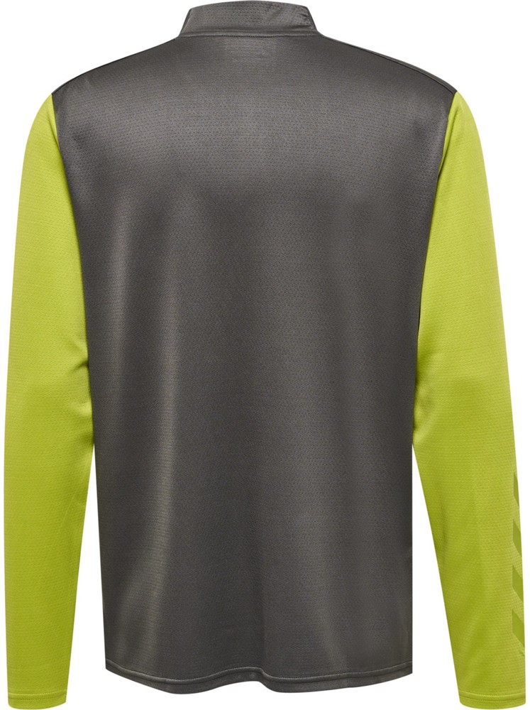 HummelHalf-ZipSweatshirtHmlongrid12ZipPolySweatForgedIronDarkCitron-XXL