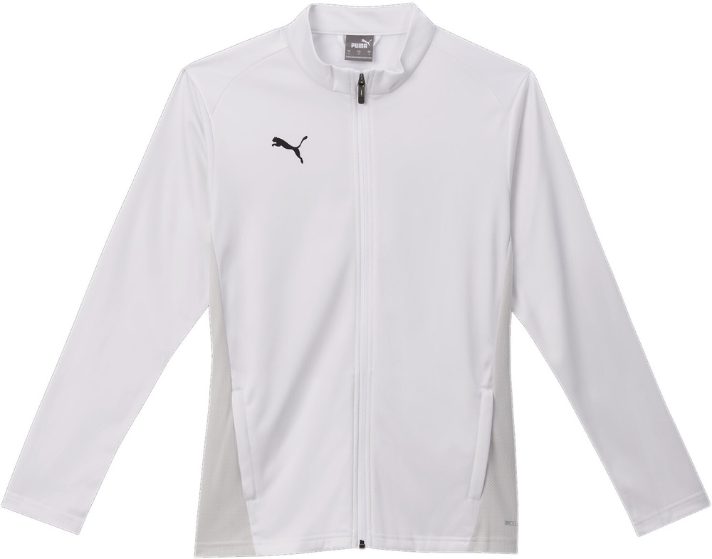 PumaDamenTrainingsjackeTeamGoalTrainingJacketWmn658635PumaWhite-FeatherGray-PumaBlack-M