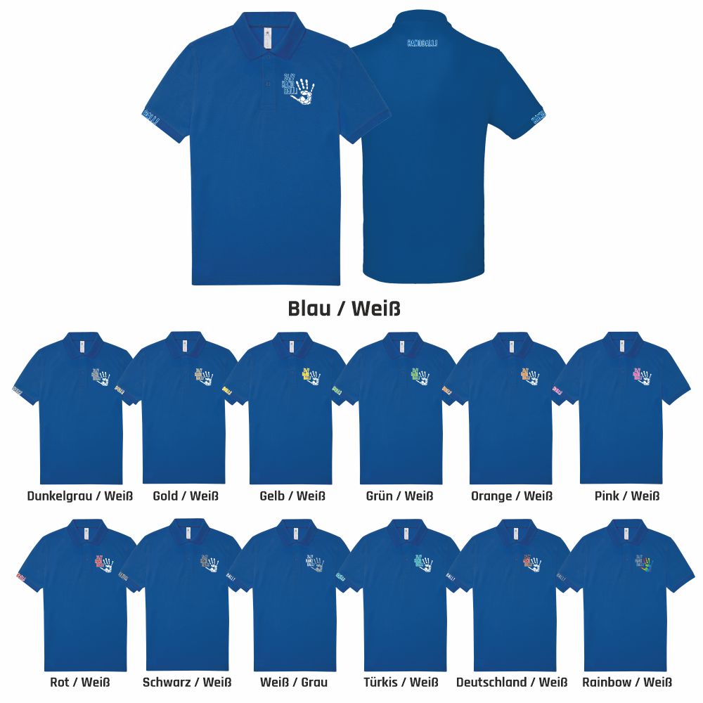 HandballCollectionPoloshirtPU424RoyalBlue-S