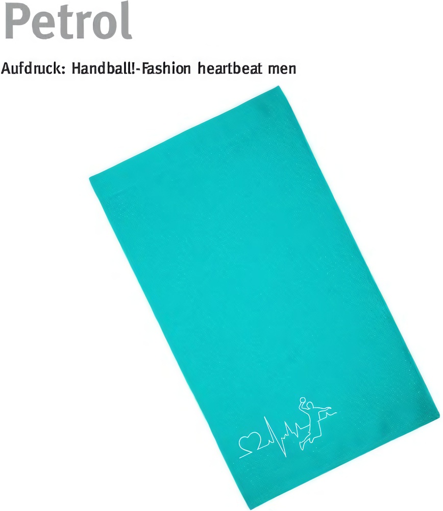HandballFashionHandtuchHeartbeatMenT1-7070x140cmPetrol