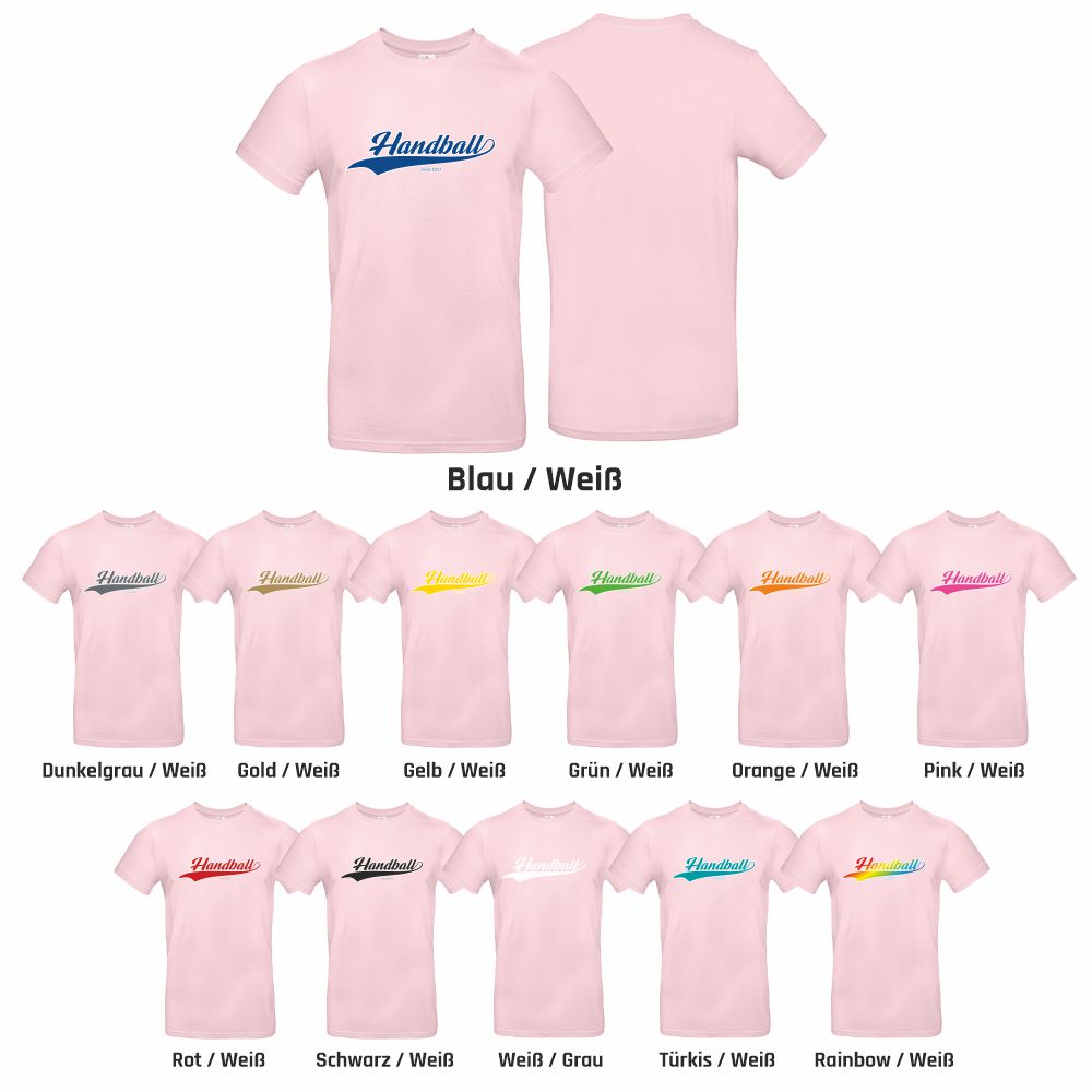 HandballFashionT-ShirtSince1917TU03TOrchidPink-L
