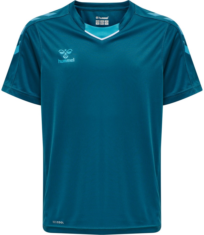 HummelKinderTrikotKurzarmHmlcoreXkPolyJerseySSKidsBlueCoral-116