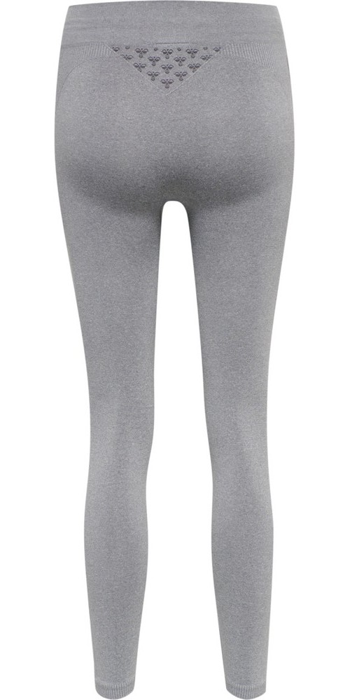 HummelDamenLeggingsHmlciSeamlessMidWaistTightsGreyMelange-L