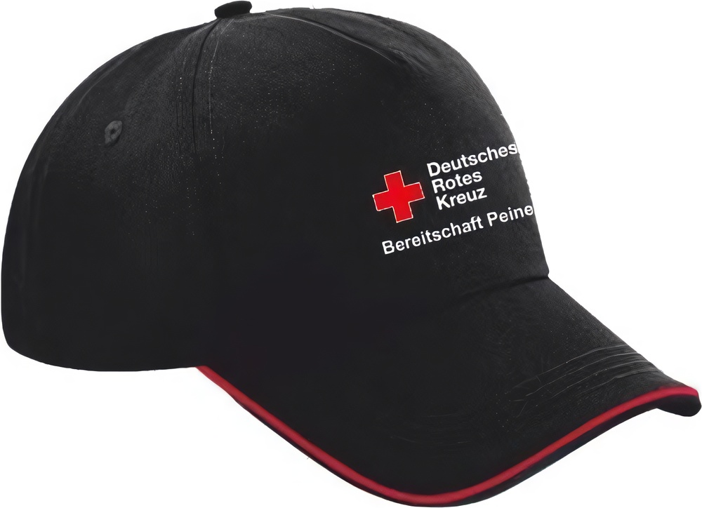 DeutschesRotesKreuzPeineDRKBereitschaftPeineBasecap92869BPSchwarzRot