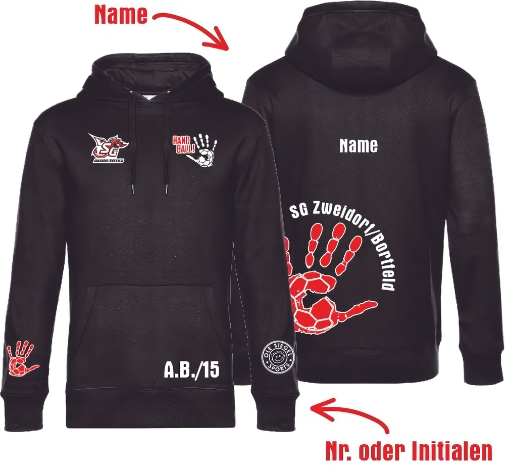 SGZweidorfBortfeldBasicHoodieUnisex24442Schwarz-XXL