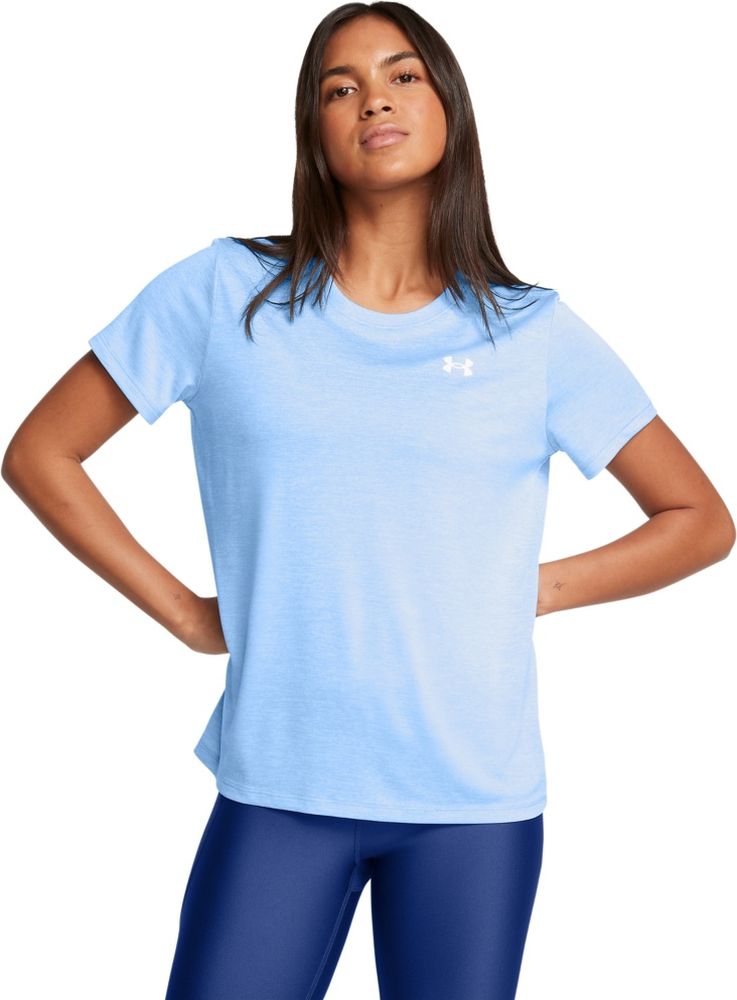 UnderArmourDamenT-ShirtTechSsc-TwistHorizonBlue465-LUSLG