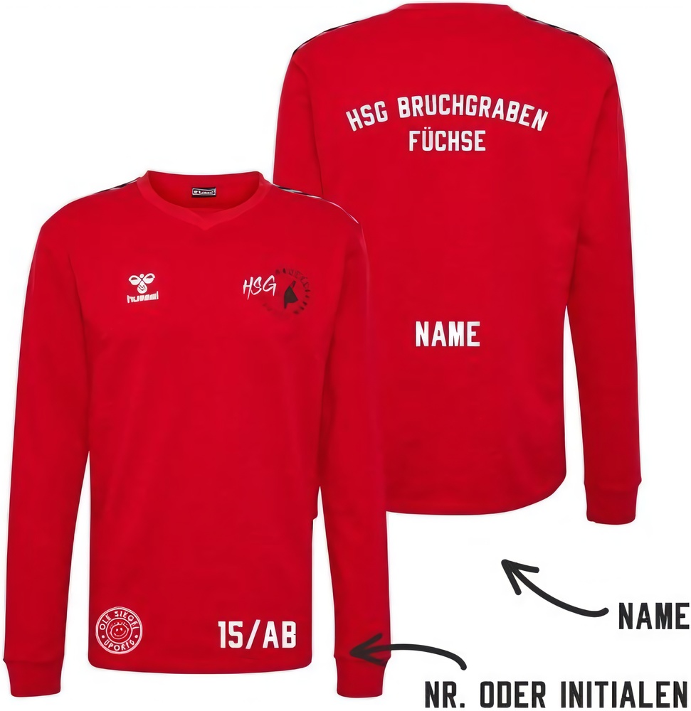 HSGBruchgrabenFchseHummelhmlAuthenticCottonTrainingSweatUnisex220010