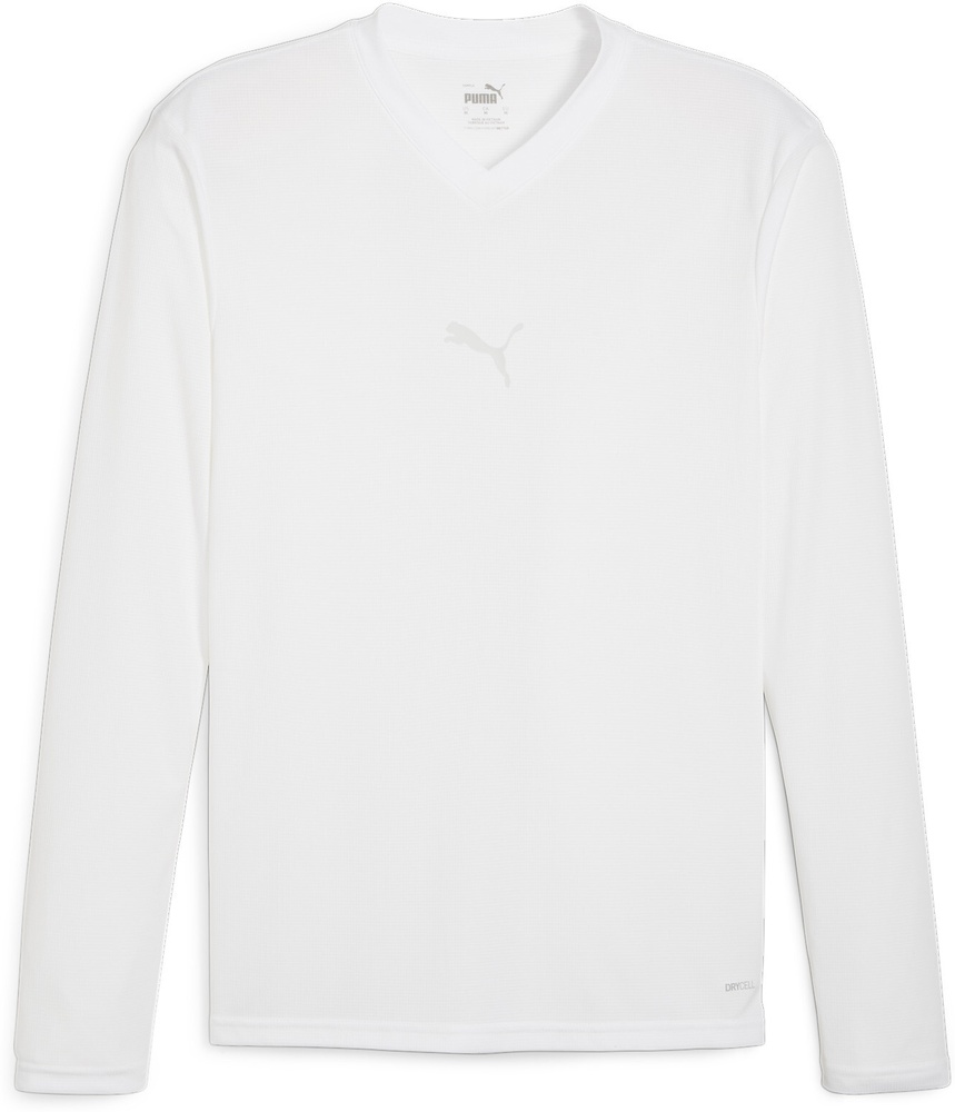 PumaShirtTeamGoalBaselayerTeeLongsleeve658777PumaWhite-FeatherGray-L