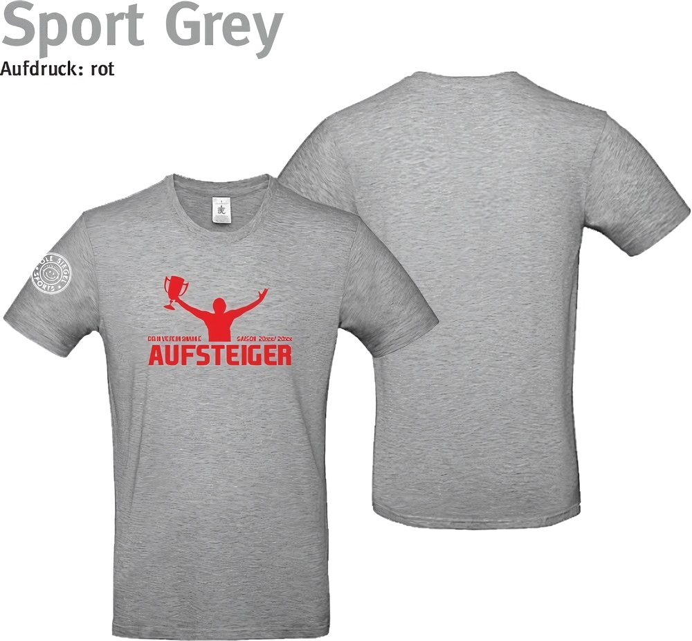 247CollectionT-ShirtAufstiegshirtGewinnerTU03TSportGreyHeather-XS