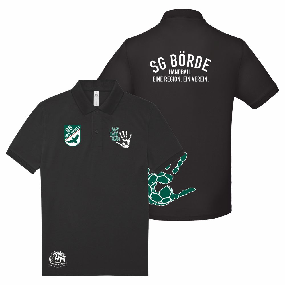SGBrdeKinderHandballKidsPoloshirtPK001Schwarz-152158-ca12-13Jahre