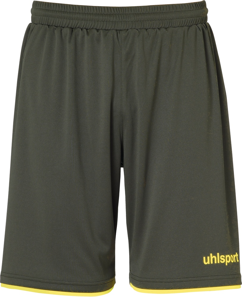 UhlsportKinderSportshortClubShorts1003806DarkOliveFluoGelb-116