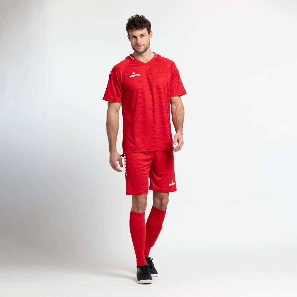DerbystarTrikotKurzarmPrimoV24602032RotWeiss-S