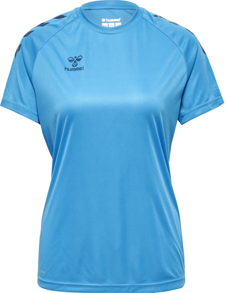 HummelDamenT-ShirtHmlcoreXkCorePolyT-ShirtSSWomanBlueDanube-XXL