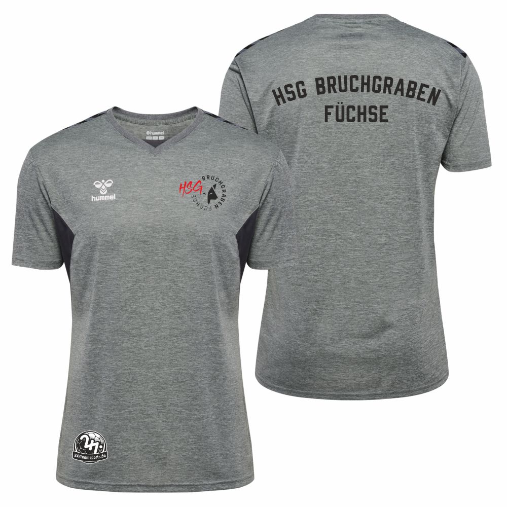 HSGBruchgrabenFchseHummelhmlAuthenticPLJerseySSUnisex219964GreyMelange-S