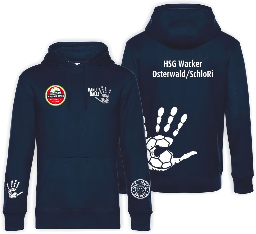 HSGWackerOsterwaldSchloRiHandballHoodieUnisex24442NavyWei-XXL
