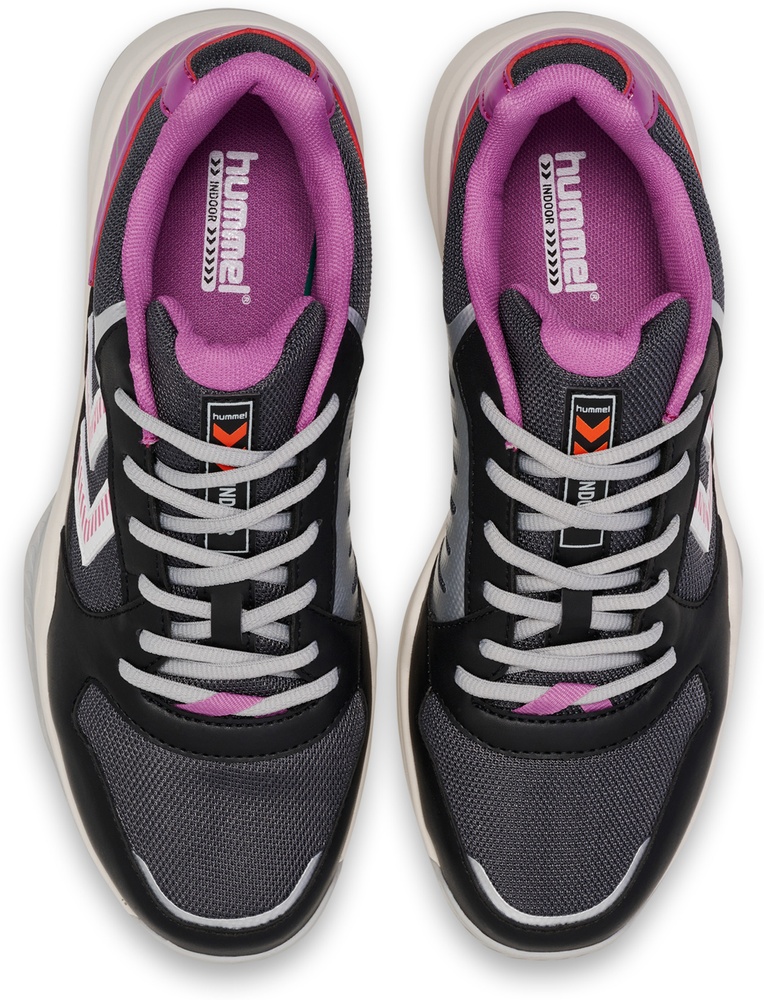HummelDamenHandballschuhAllCourt228237AnthraciteCattleyaOrchid-365