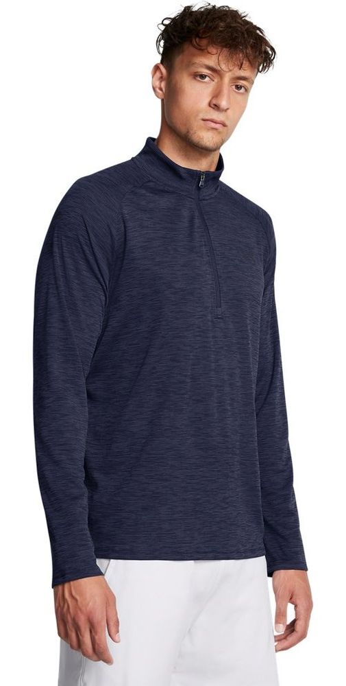 UnderArmourLongsleevesUaTechTextured12ZipMidnightNavy410-3XL