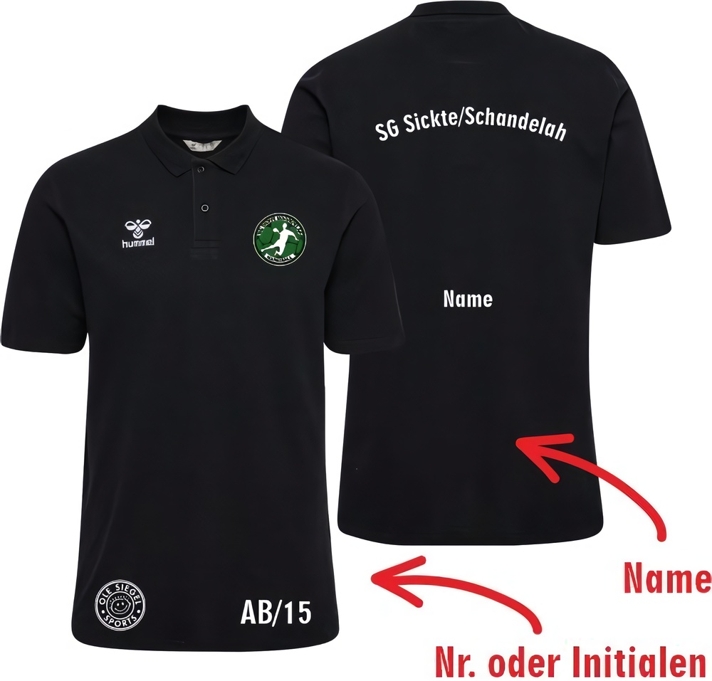 SGSickteSchandelahHummelhmlGO20CottonPoloUnisex224831Black-XXL
