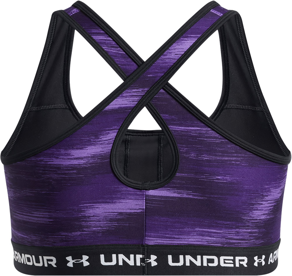 UnderArmourDamenSport-BHCrossbackMidPrintPurple500-1X
