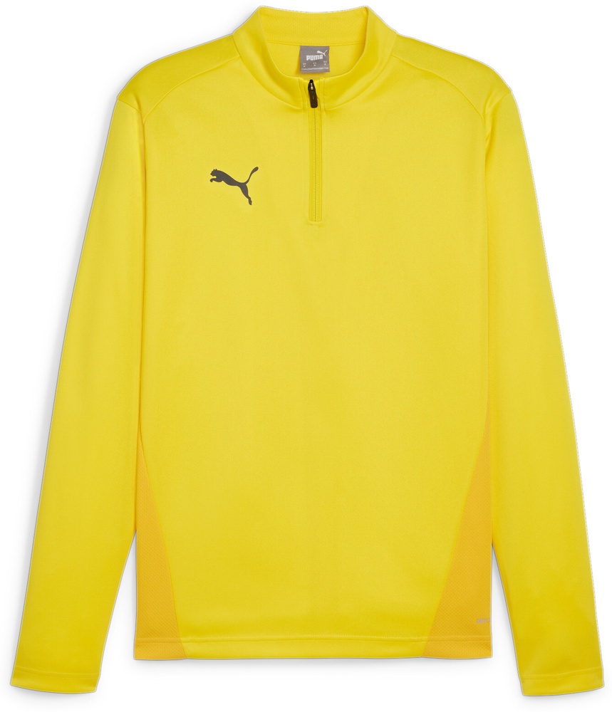 PumaShirtTeamGoalTraining14ZipTop658629FasterYellow-PumaBlack-SportYellow-XL