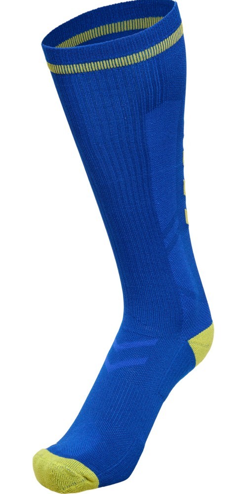 HummelSockenEliteIndoorSockHighTrueBlueBlazingYellow-27-30