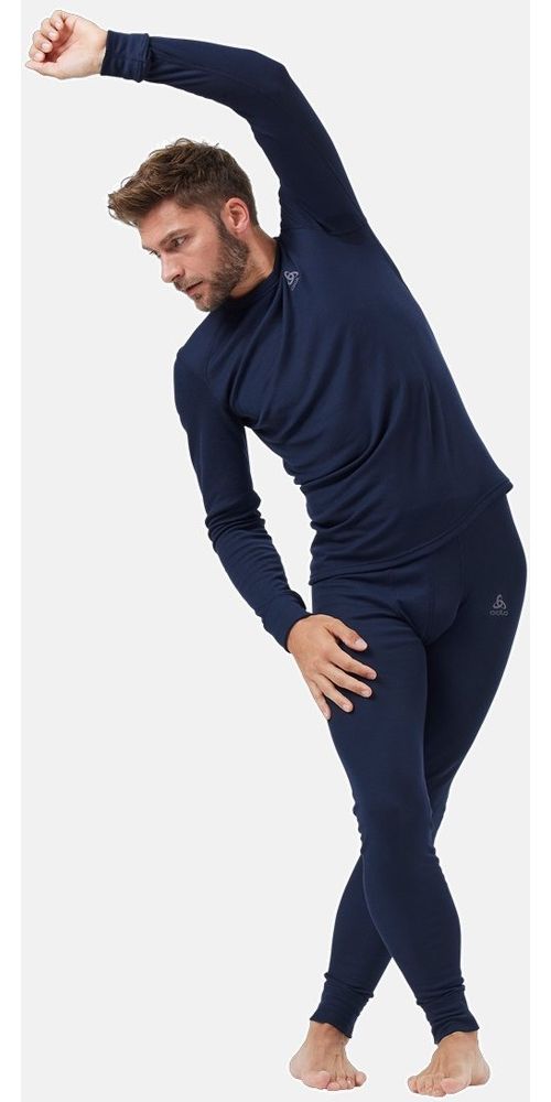 OdloBlTopCrewNeckLong-SleeveActiveWarmEco159102DarkSapphire-3XL