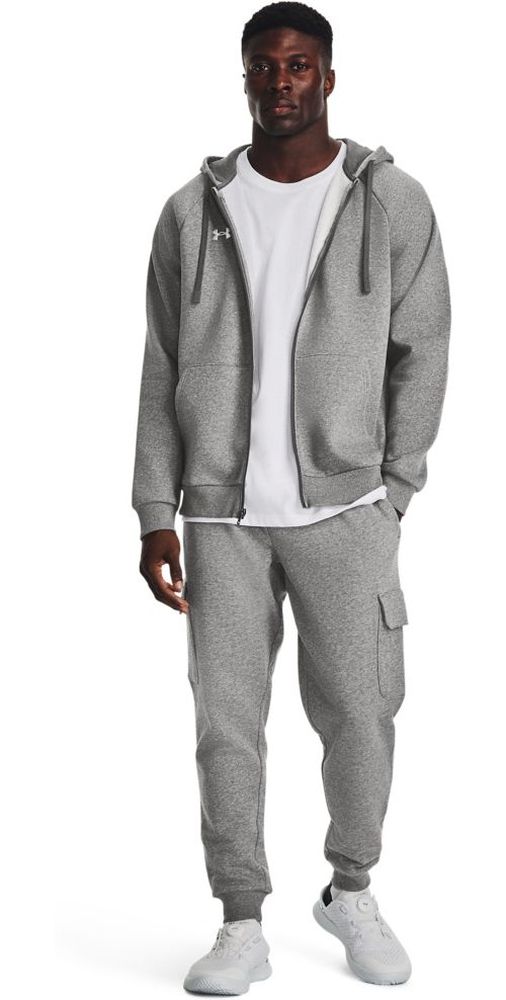 UnderArmourUaRivalFleeceFzHoodieCastlerockLightHeather025-3XLTUS3XLT